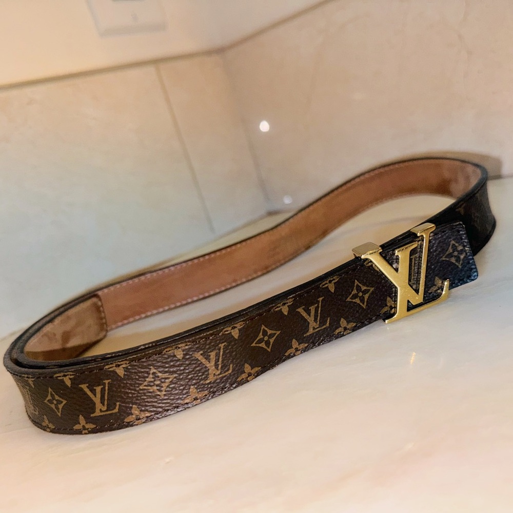 Authentic Louis Vuitton Monogram Belt